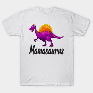 Mamasaurus Dinosaur Mom T-Shirt